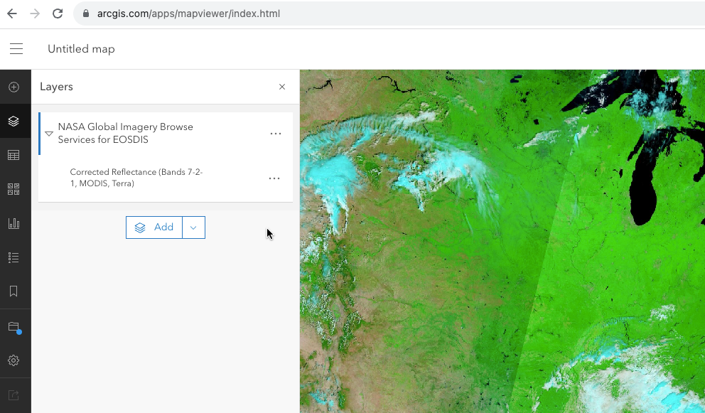 ArcGIS Online, View Layer